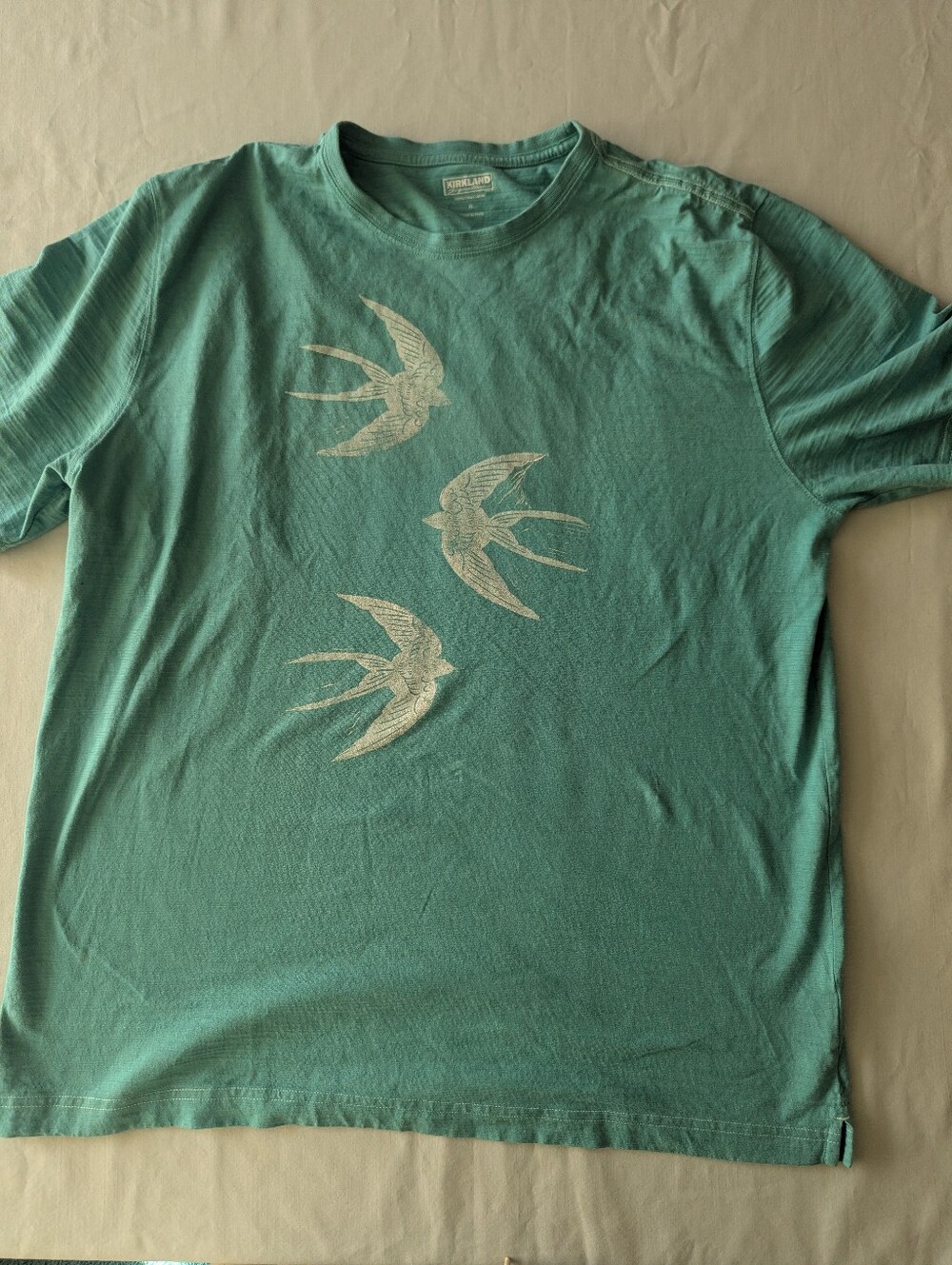 Swallow Birds Block Printed T-shirt